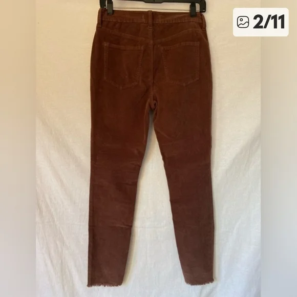 We The Free Brown Skinny Courduroy Size 28 - Picture 2 of 7